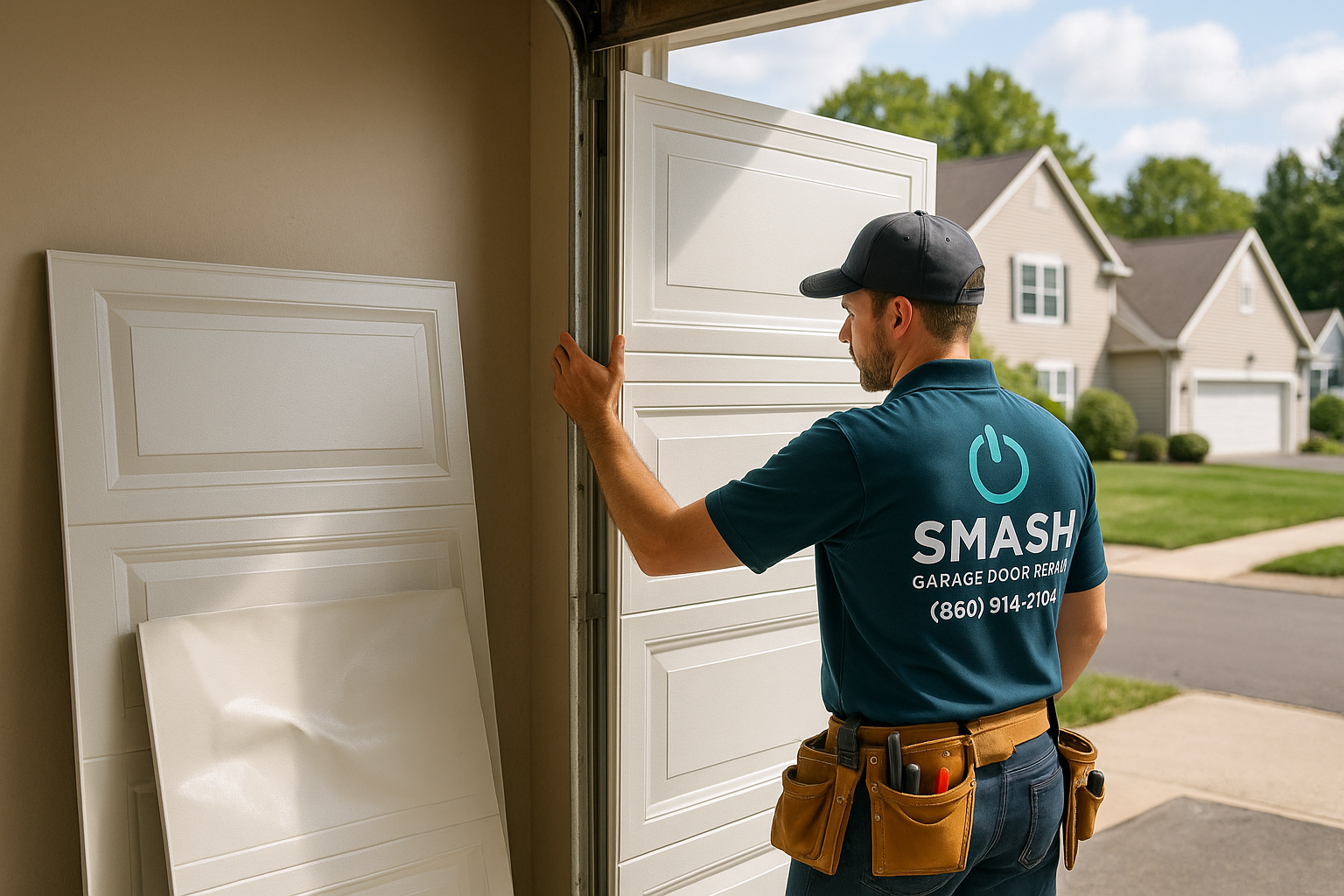 Garage Door Panel Replacement in Federal Way