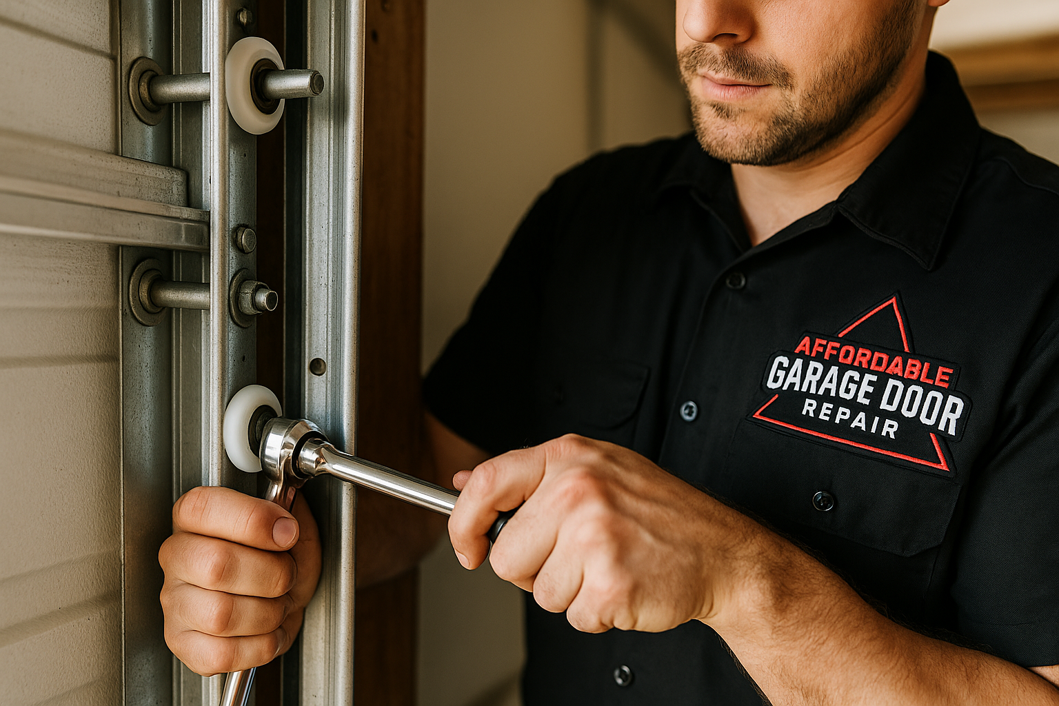 Garage Door Track Repair in Federal Way