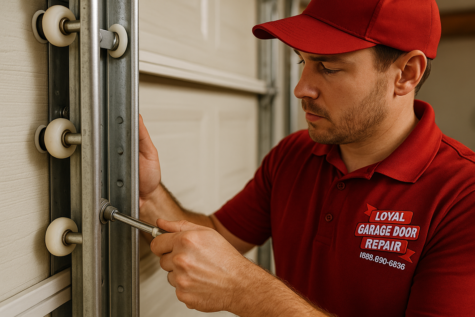 Garage Door Track Repair